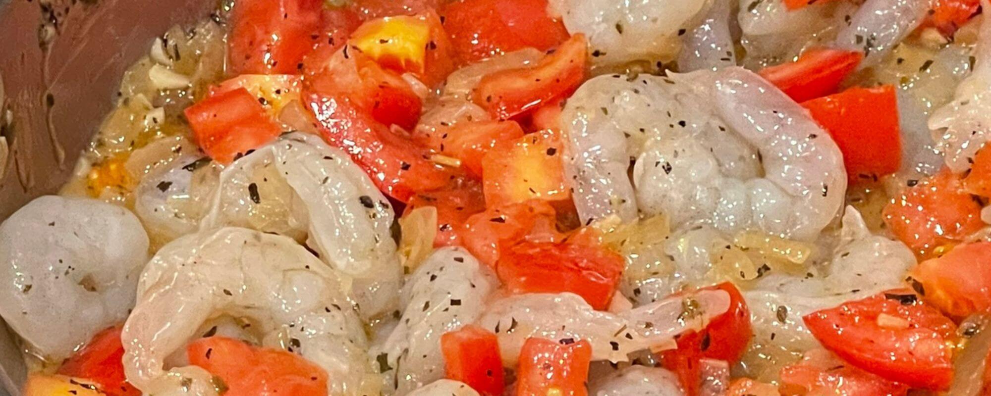Cooking shrimp