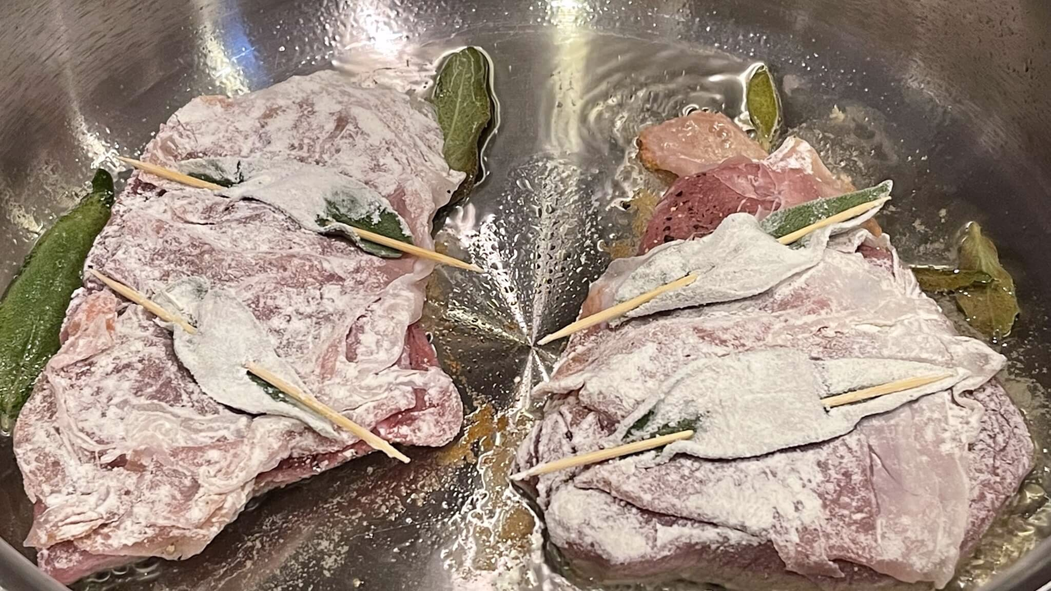Pan Fried Veal Saltimbocca Pan-fried Veal Saltimbocca