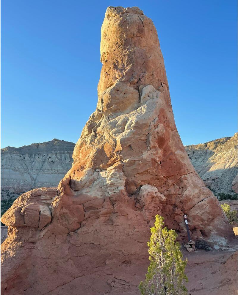 Sedimentary Spire in Kodachrome Basin