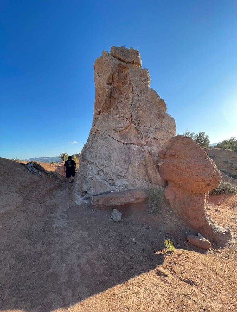 Unusual rock formations in Kodachrome Basin