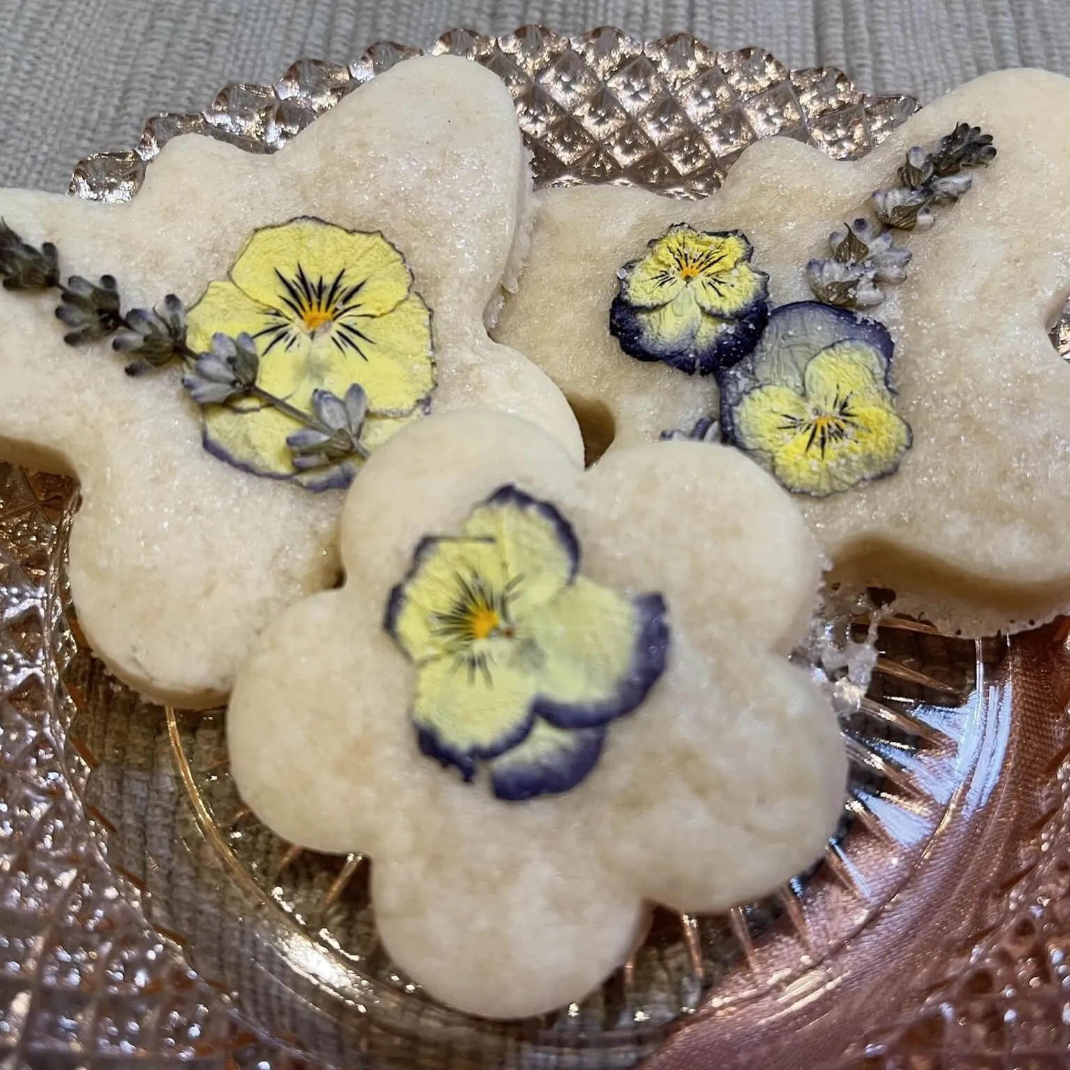 Shortbread Pressed Flower 1