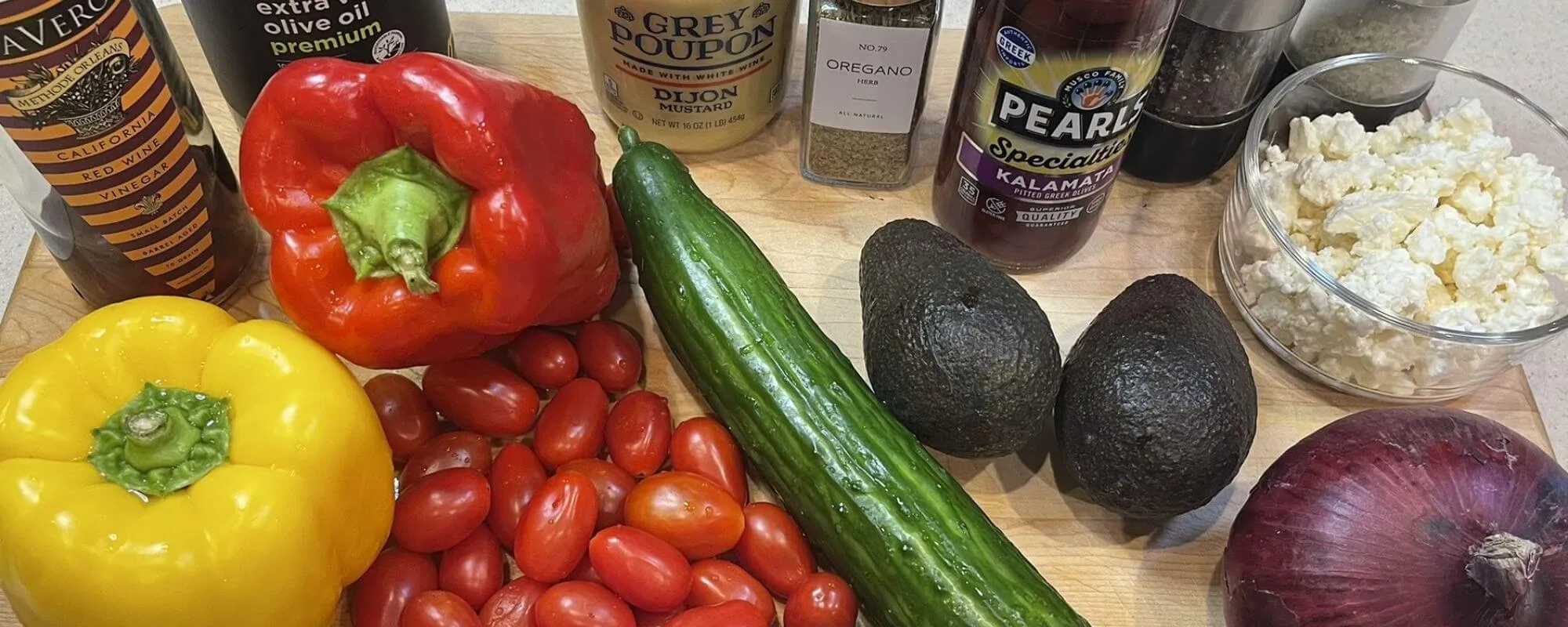 Greek Salad Ingredients Greek Salad ingredients.