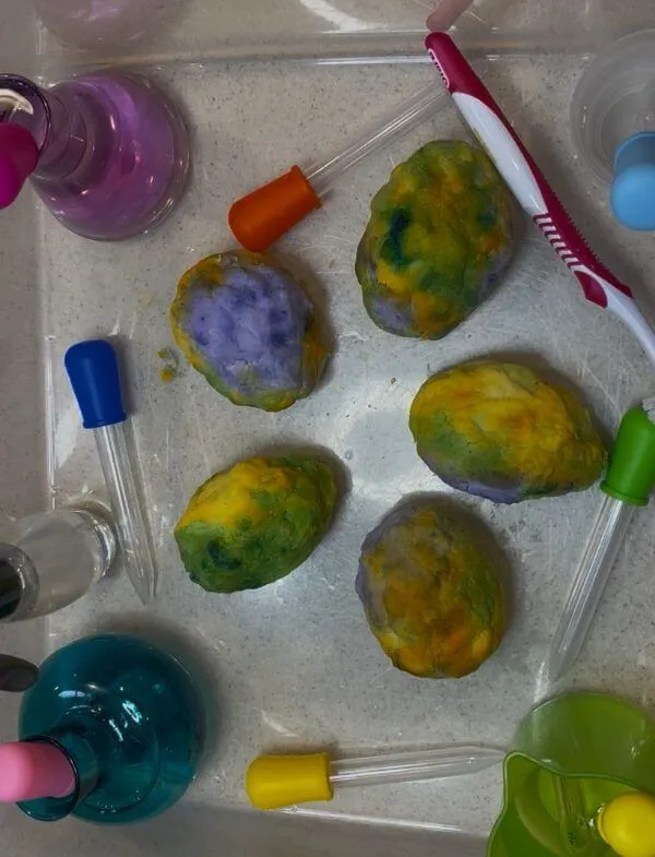 Pipettes and Droppers Add pipettes and droppers for fine motor skills
